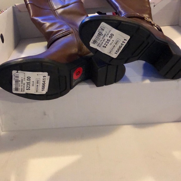 π’NWT 6 Bandolino Tall Cognac Boots - Picture 5 of 9